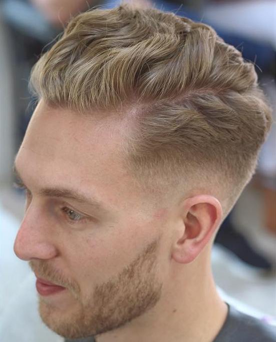 Side Part Taper Fade