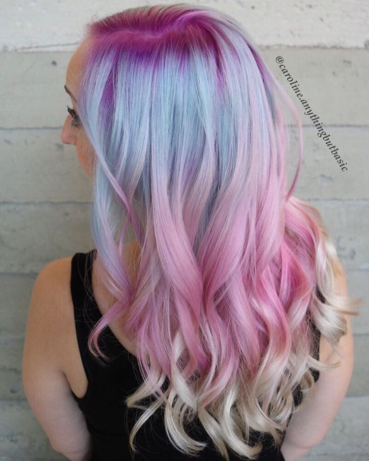 Pink And Blue Pastel Hair