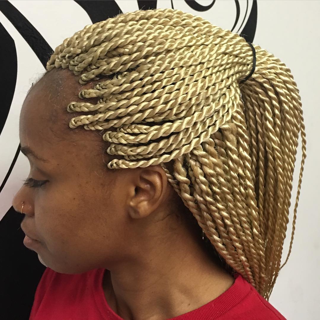 Blonde Senegalese Twists
