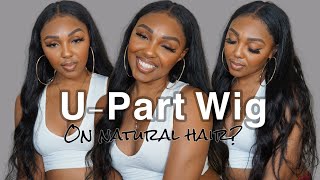 No Lace! No Glue! | U-Part Wig Install/Review| Ft Tinashe Hair