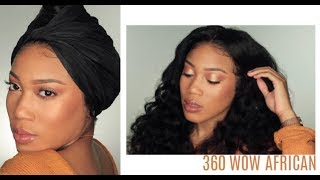 |Complete Wig| Glueless, Pre-Bleached, Pre-Plucked, 360 Lace Wig Ft. Wowafrican
