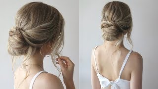 How To: Simple Updo | Bridesmaid Hairstyles 2021