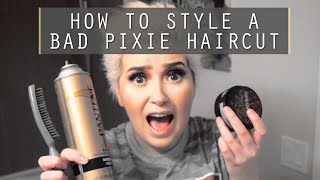 How To Style A Bad Pixie Haircut | A Poisoned Production