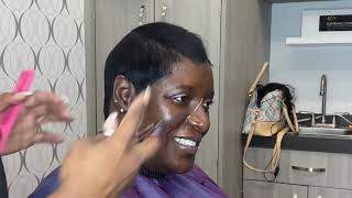 Damaged Hair Transformation Video| Short Cut | Pixie Cut
