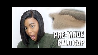 Change The Wig Game! Pre Made Fake Scalp Wig Glue Less Install|Hairvivi $50 Off