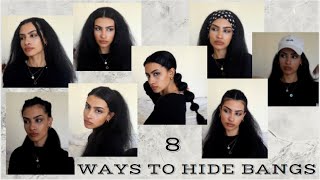 8 Hairstyles To Hide Your Bangs
