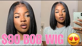 Best Bob Wig Under $100  Install + Style | Bgmgirl Hair