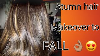 Hair Makeover | From Black Long Hair To Balayage & Medium Length | Autumn | Oct 2017