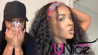 Im Shook! Hat Wig & Headband Wig Review Ft Unice Hair