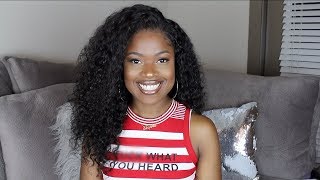 Most Realistic Looking Curly 360 Lace Front Wig| Omg Queen Hair