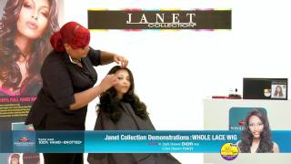 Janet Collection Whole Lace Wig Demonstration