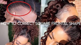 Small Forehead+ Low Edges? How To Install Wig 1 Inch From Eyebrows! Low Hairline Install! Ft Rpgshow