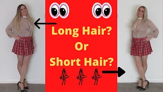 Long Hair Or Short Hair? | Young Crossdresser