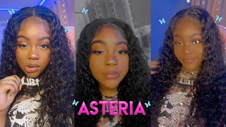No More Frontals! Easiest Waterwave 5*5 Lace Closure Wig Install At Home Ft. Asteria Hair