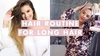 Hair Routine For Long Hair: How To Wash, Dry, And Style | Luxy Hair
