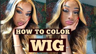 How To Custom Color Wig Ft. Boujeeinchesgalore.Com