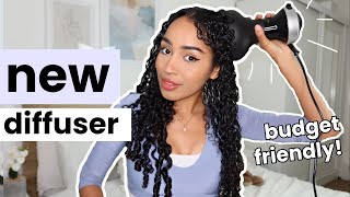Testing The Diffon Diffuser For Curly Hair! (Watch This Before You Spend $$$ On Any Other Ones! )
