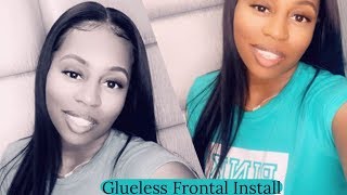 Quick Glueless Install| Beginners *Must See*! Fake Scalp Wig | Hairvivi