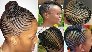 2021Beautiful And Unique Cornrow Hair Styles #Braided Hairstyles #African Hairstyle