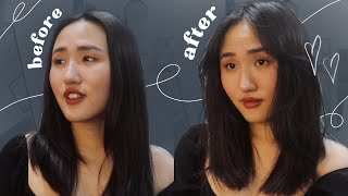 Cutting Curtain Bangs After 6 Glasses Of Wine | Drunk Haircut 101
