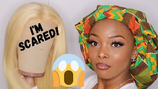 I Tried A 613 Wig For The First Time!!! | T Part Lace Wig #613 Ft. Aliexpress Doores Hair | Xmscarey