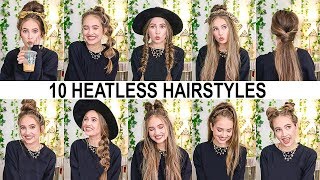 10 Heatless Fall Hairstyles!