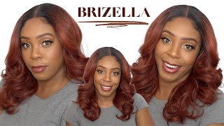 Outre Synthetic Sleeklay Part Hd Lace Front Wig - Brizella --/Wigtypes.Com
