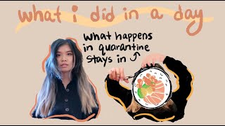 *Pinterest Fail Haircut & Bangs, What I Eat In A Day Realistic & Very Lazy Cooking | Quarantine Vlog