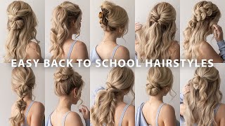 10 Easy Back To School Hairstyles 2021 ❤️