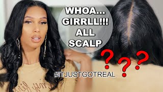 *New* Full Fake Scalp Wig| Glue-Less Freestyle Part Full Lace Wig- Prettyluxhair