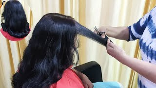 U Shape Hair Trimming / U Cut For Medium Hair / Haircuts Tutorial / Kalpana Trends