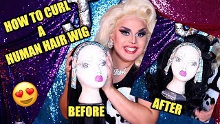 How To Curl A Human Hair Wig | Body Waves No Curling Iron | Jaymes Mansfield