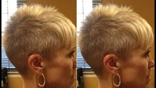 Very Short Womens Clipper Haircut | Short Layered Haircut For Women