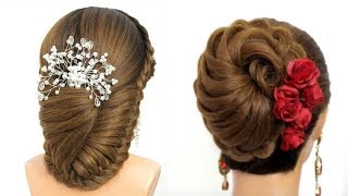 2 Easy Hairstyles For Girls With For Long Hair || Braided Updos