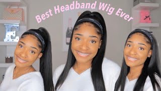 The Best Headband Wig Ever Ft. Luvme Hair | Eva Williams