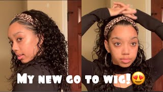 Install Your Headband Wig Like A Pro!! | Amazon Water Wave Headband Wig