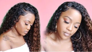 How To Style Deep Wave Lace Front Wig | Mulan Wigs