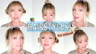 Easy Heatless Hairstyles For School! | Back To School!
