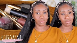 Grwm: Simple Everyday Fall Makeup + Hair | Minimal Routine | Relaxed Hair