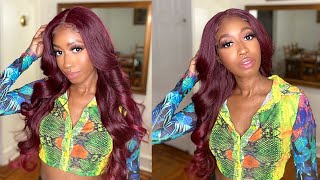 How To Wear T-Part Wigs For Low Hairlines Ft Sensationnel Trissa | Tonya Emm