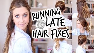 Running Late Hair Fixes | Heatless Hairstyles | Courtney Lundquist