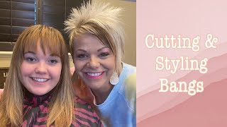 How To Cut & Style Bangs - By Boys And Girls Hairstyles