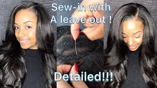 Detailed: How To Do A Traditional/Basic Sew-In Like A Pro Ft Luvme Hair