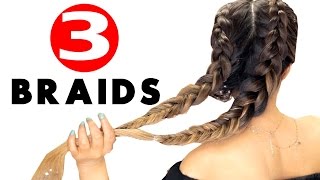 ★ 3 Summer Braids For When You’Re Already Running Late | Double Braid Hairstyles