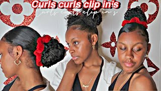 Natural Curly Hairstyles Using Curls Curls Clip Ins