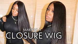 How To Make Super Flat Closure Wigs!! Install Grwm +Tips Beginner Friendly Ft. Allove Hair