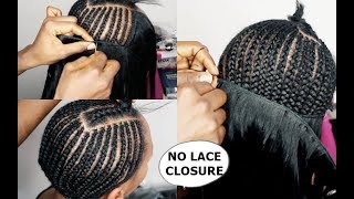 No Lace Closure ➟Sew In Weave Tutorial Video For Beginners  (How To)