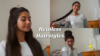 Easy Heatless Hairstyles For School