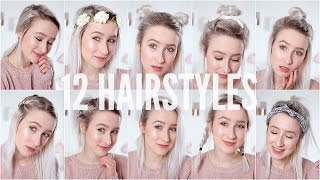 12 Easy Heatless Hairstyles - Short / Medium Hair | Sophie Louise