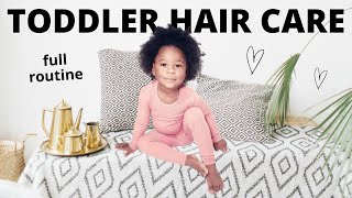 Tyanna'S Hair Care Routine | Toddler Afro And Braids!